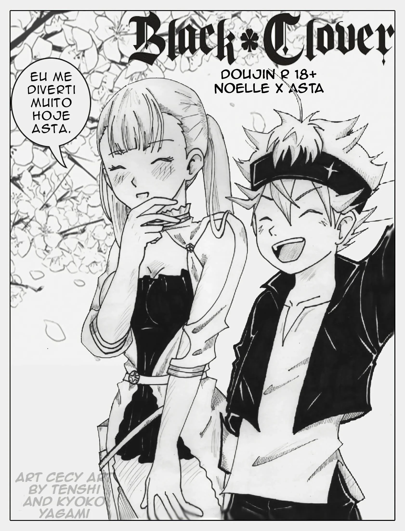 Noelle x Asta: Fodendo a Piranha da Família Real – Hentai de Black Clover em HQ Brasileiro