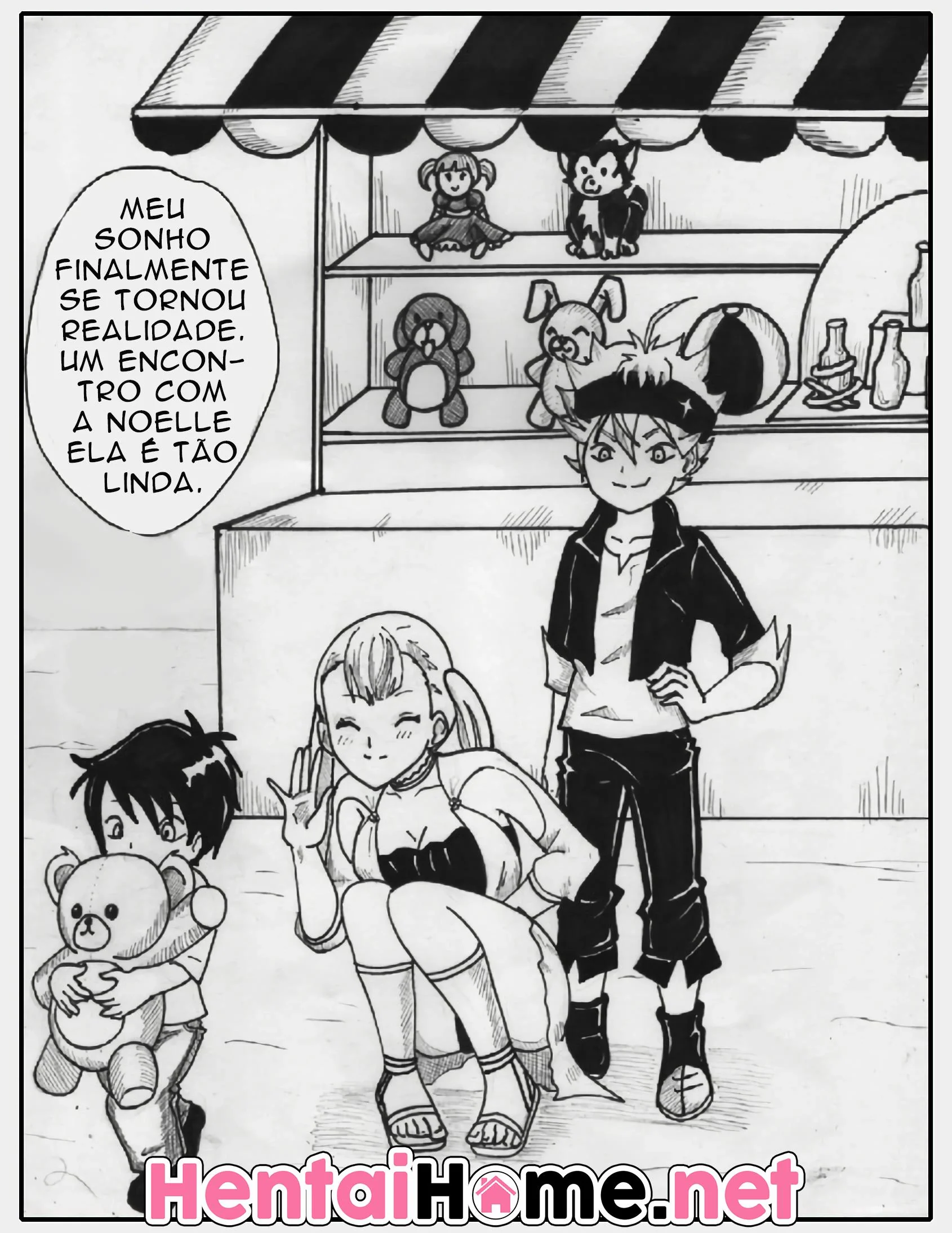 Noelle x Asta: Fodendo a Piranha da Família Real – Hentai de Black Clover em HQ Brasileiro