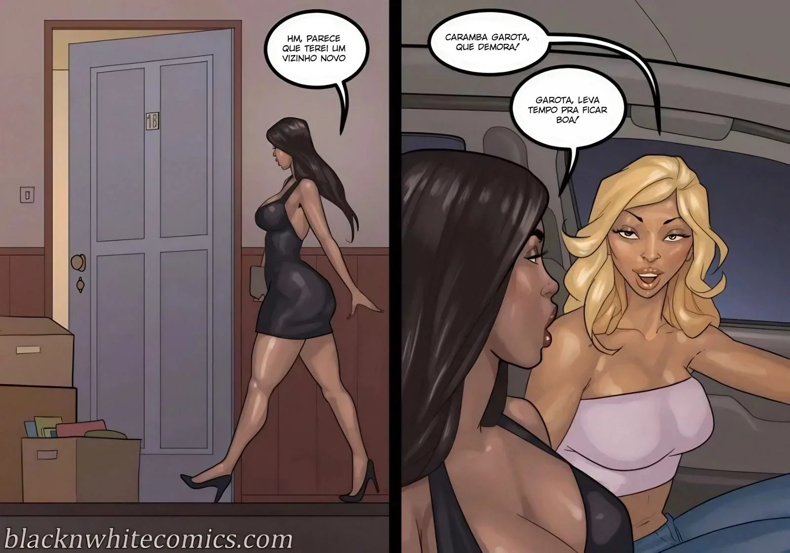 Amigas Safadas se Aventurando na Noite – Hentai HQ Brasileiro em Hentai Br