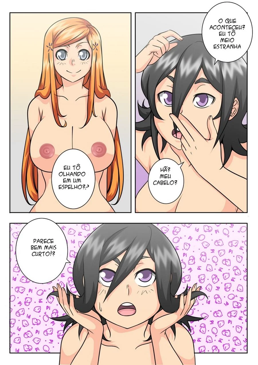 Bleach A What If Story Cp.3 – Ichigo não cansa de foder as gostosas do anime! (em HQ Brasileiro)
