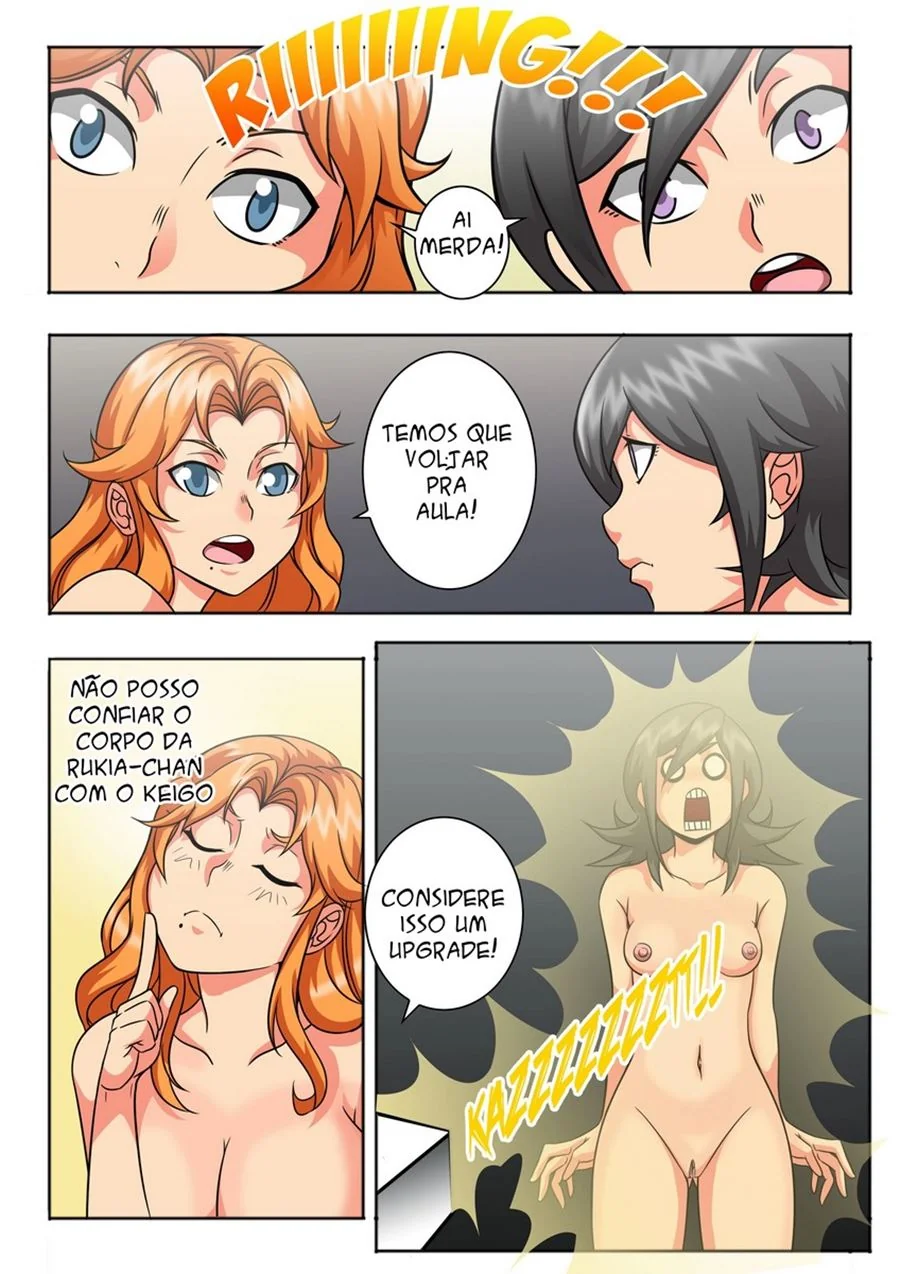Bleach A What If Story Cp.3 – Ichigo não cansa de foder as gostosas do anime! (em HQ Brasileiro)
