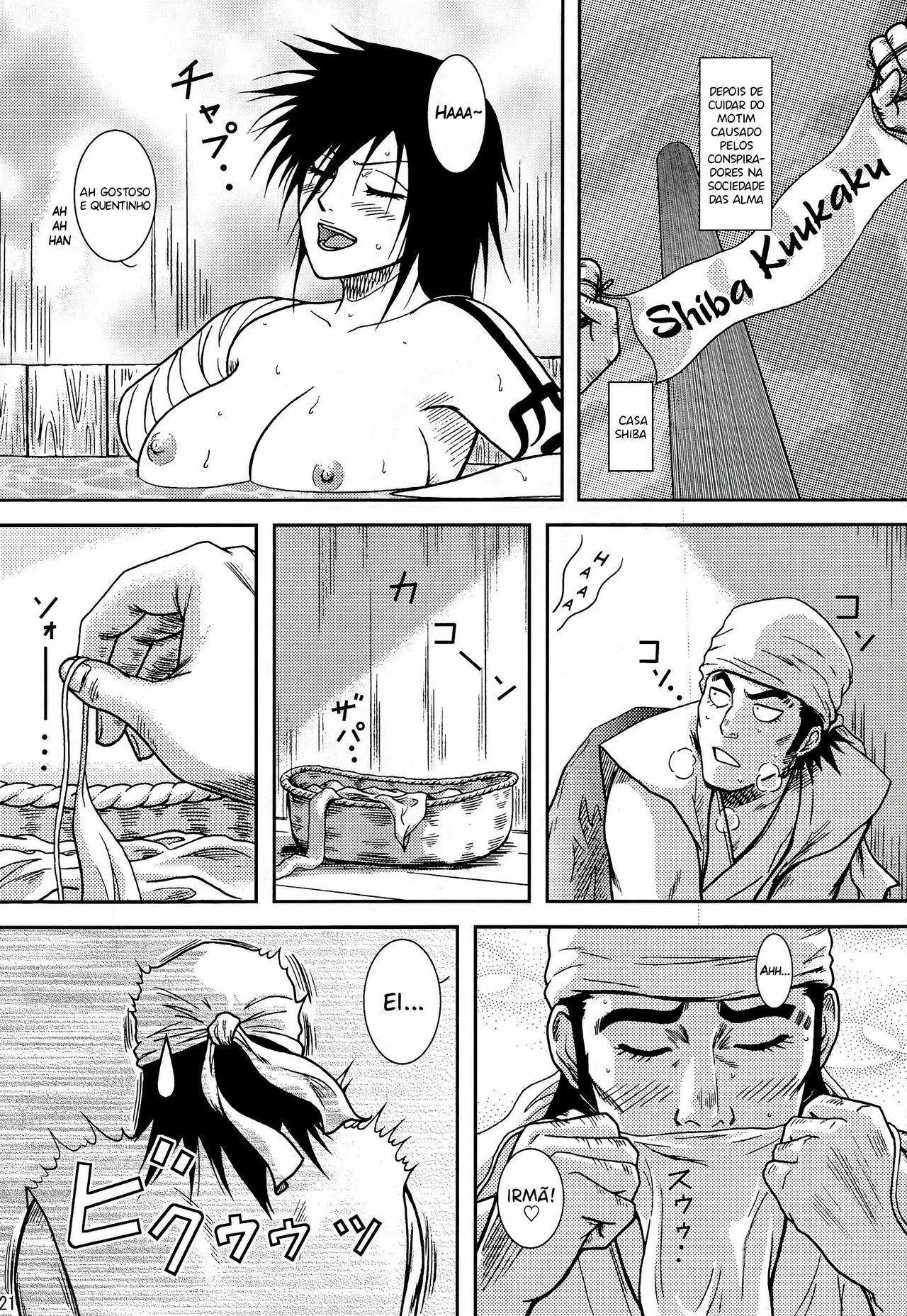 Bleach Hentai: Loira Piranha Fodendo no Spa – HQ Brasileiro em Hentai