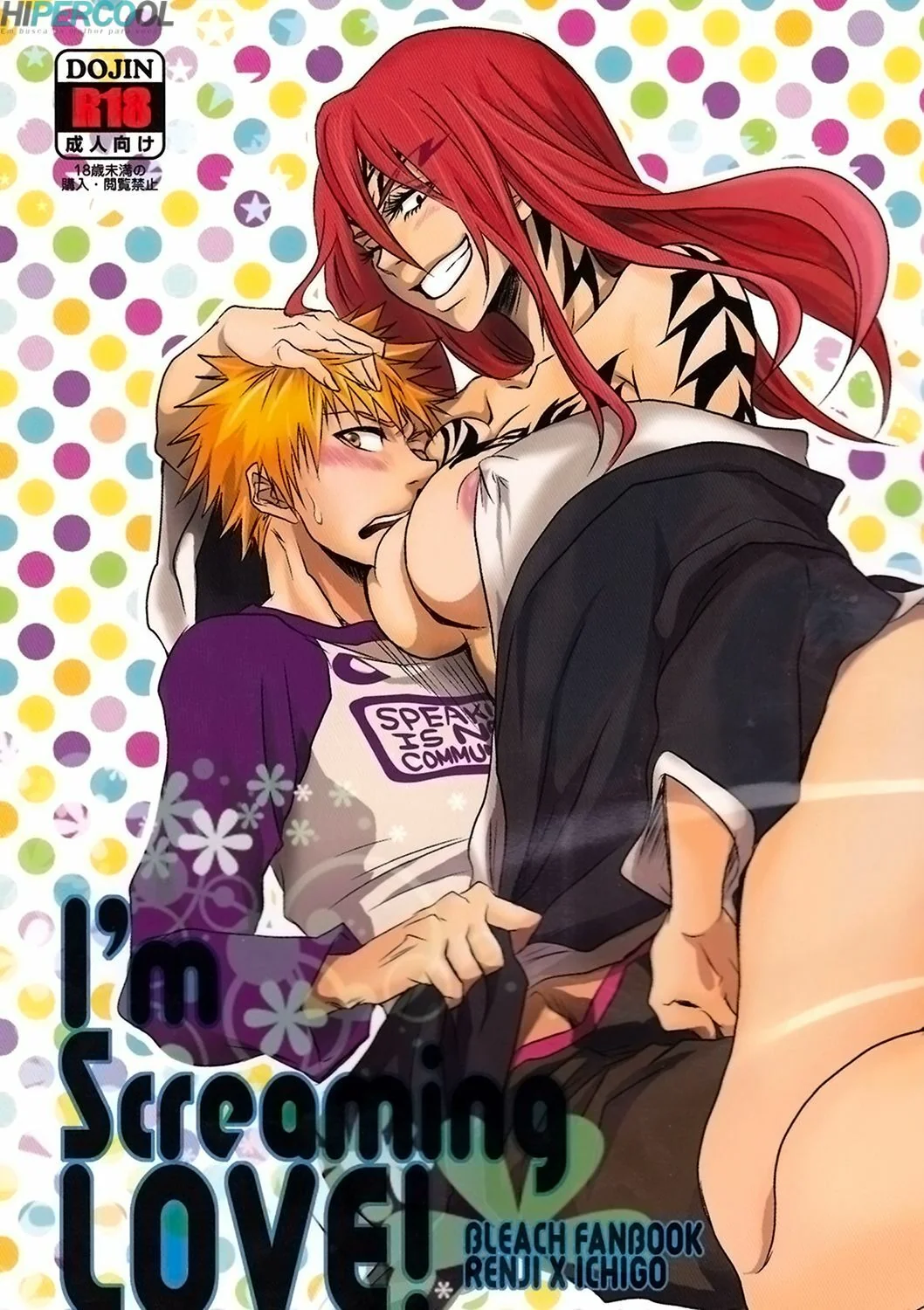 Ichigo Kurosaki metendo a rola na buceta apertada de Renji Abarai em Bleach Porno” em Hentai HQ
