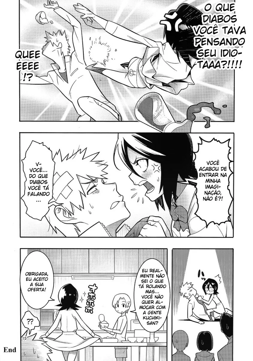 Bleach: Novinha do Quarto da Rukia Dando a Buceta | Hentai HQ Brasileiro