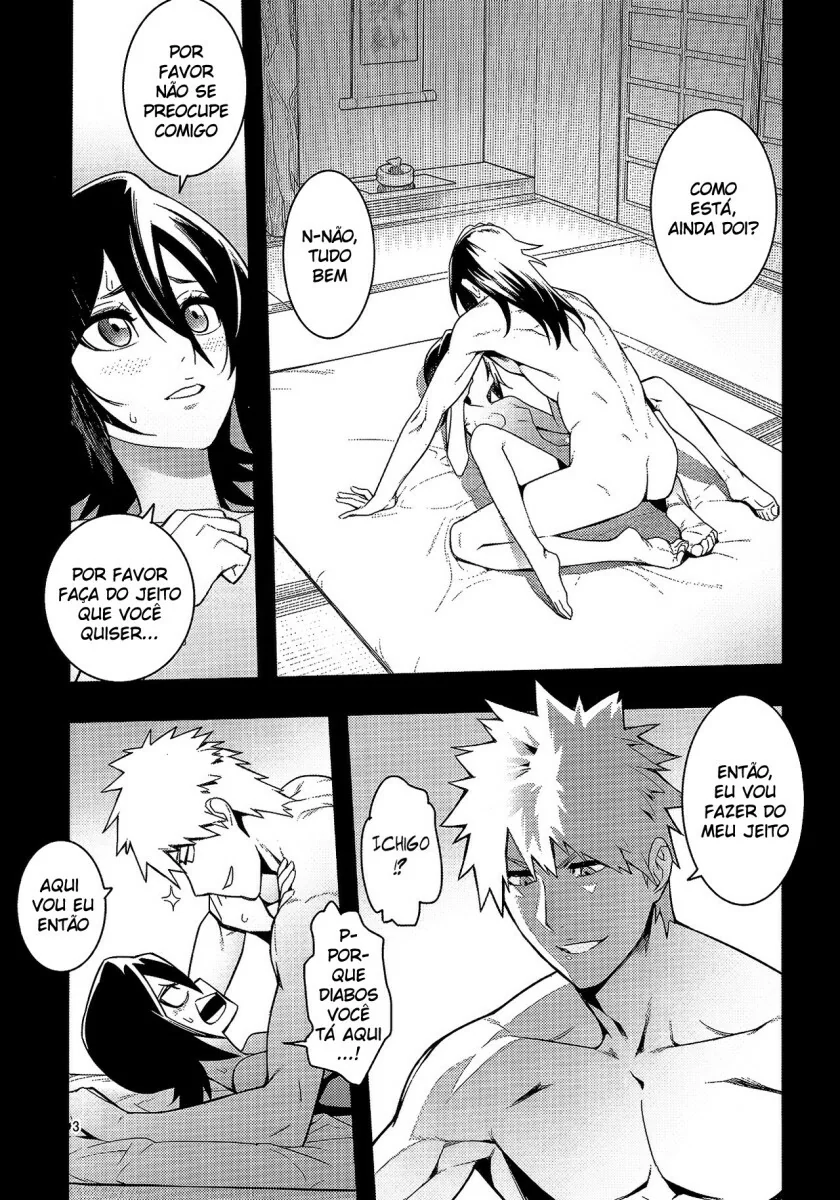 Bleach: Novinha do Quarto da Rukia Dando a Buceta | Hentai HQ Brasileiro