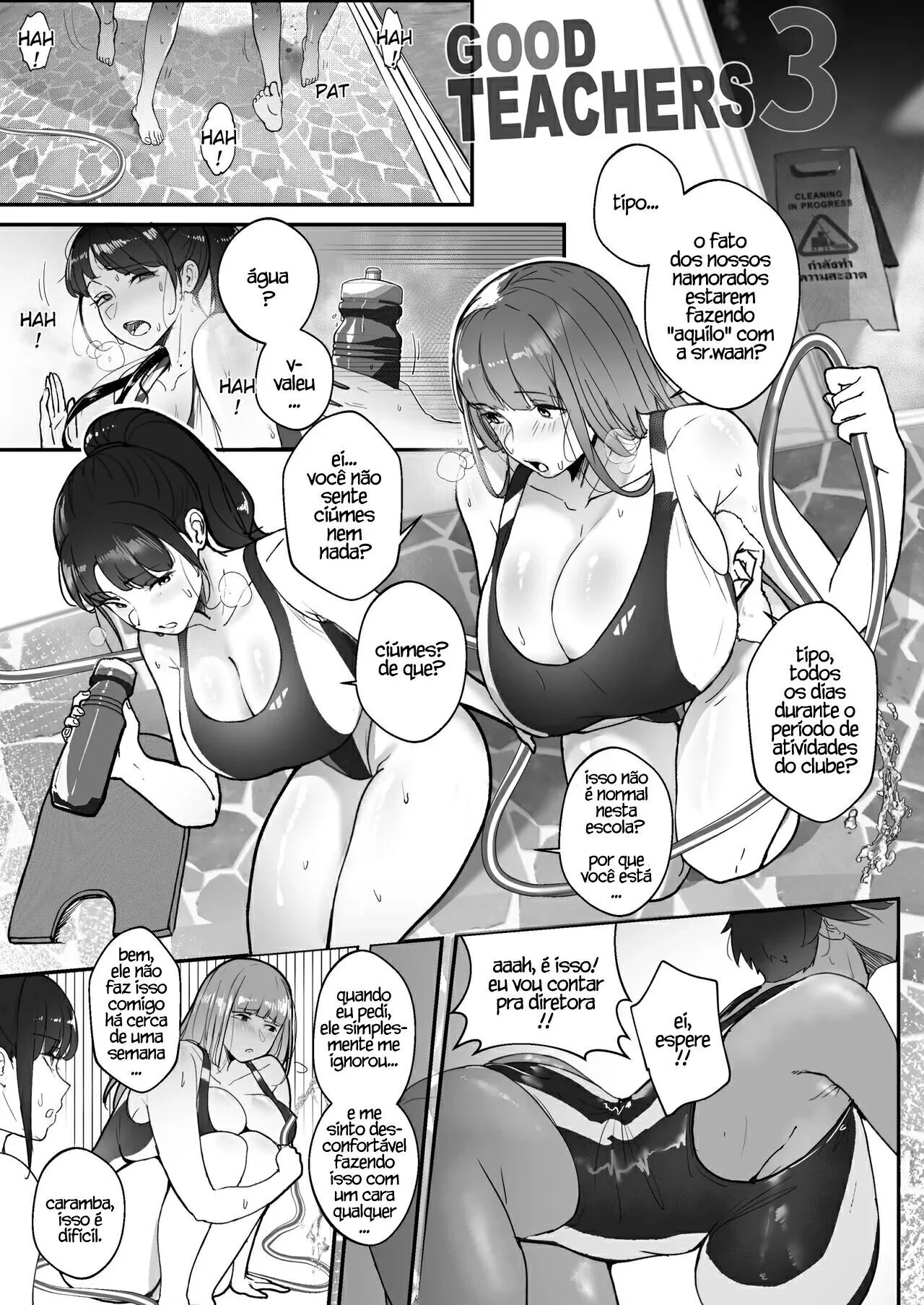 Alunos Sortudos Transando com Professoras Piranhas em Boas Professoras VL.3 em Hentai HQ Brasileiro