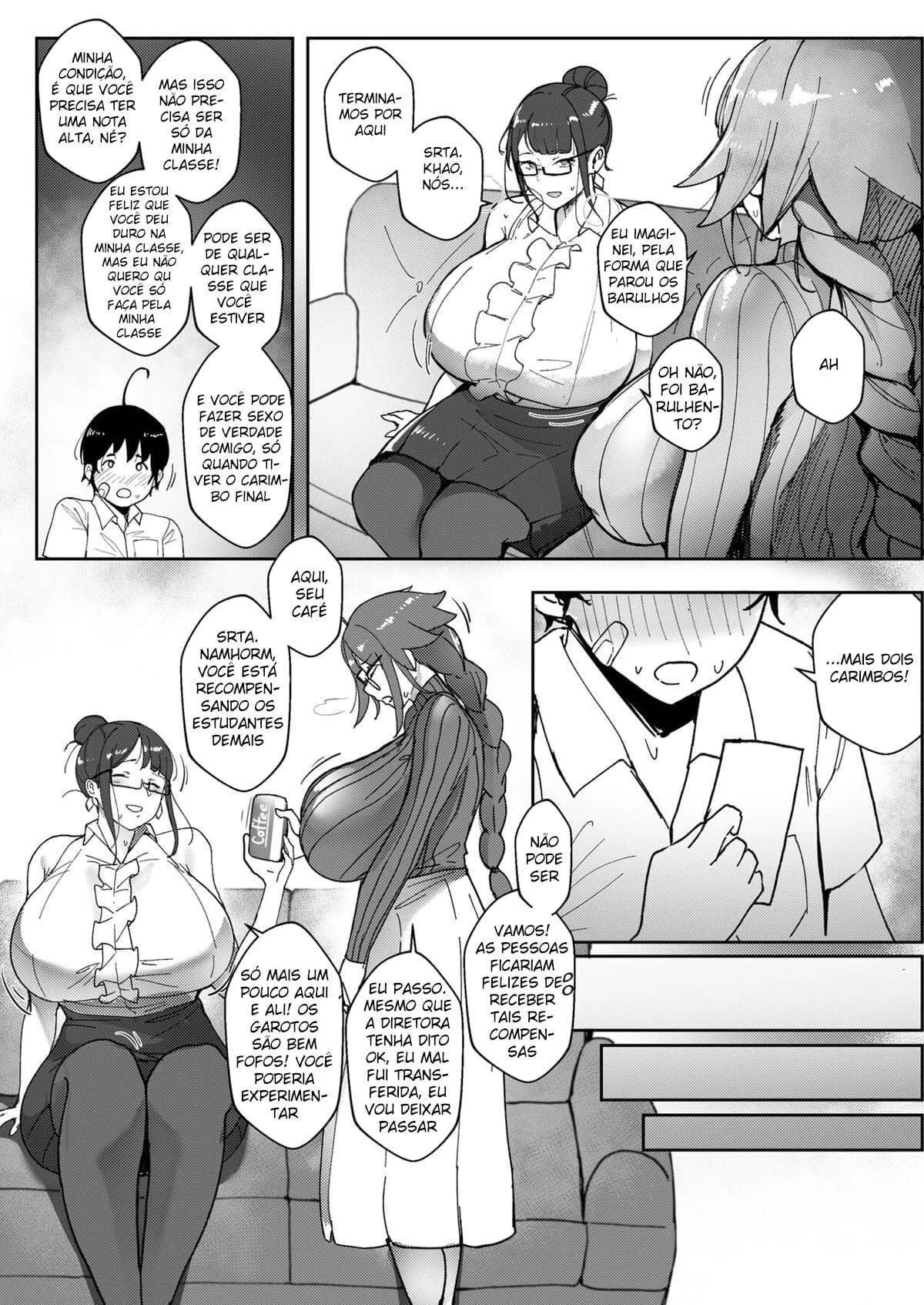 Orgia na Escola: Alunos Sortudos Comem suas Professoras Piranhas – Hentai HQ Brasileiro