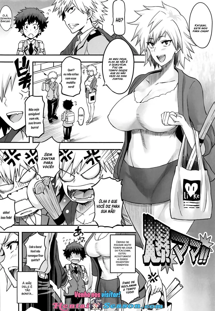 Boku No Hero Hentai: Bakugou a Mamãe Violenta – O Encontro Perverso” em HQ Brasileiro
