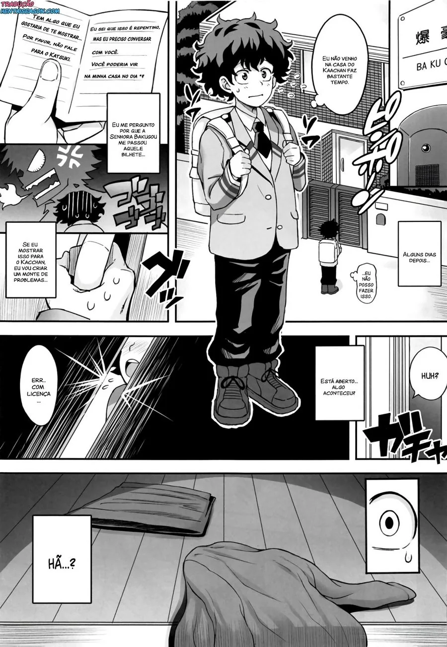 Boku No Hero Hentai: Bakugou a Mamãe Violenta – O Encontro Perverso” em HQ Brasileiro