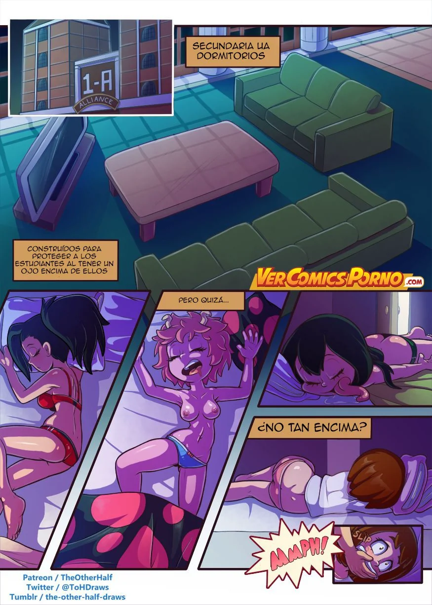 Novinhas Piranhas de Boku no Hero Fudendo na Escola em Hentai HQ Brasileiro