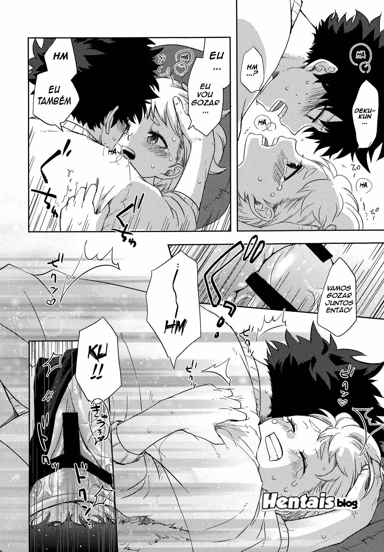 Duelo de Piranhas: Ochako Uraraka vs Izuku Midoriya em Hentai HQ Brasileiro