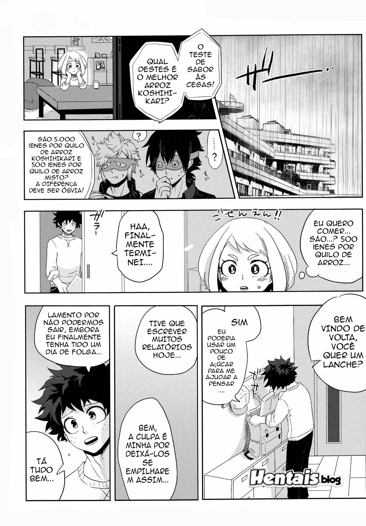 Duelo de Piranhas: Ochako Uraraka vs Izuku Midoriya em Hentai HQ Brasileiro