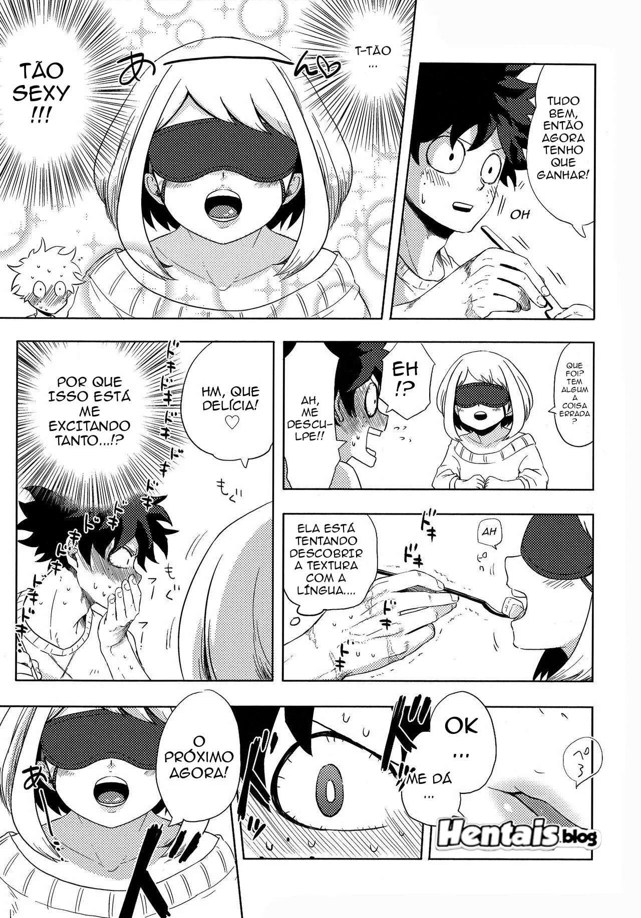 Duelo de Piranhas: Ochako Uraraka vs Izuku Midoriya em Hentai HQ Brasileiro
