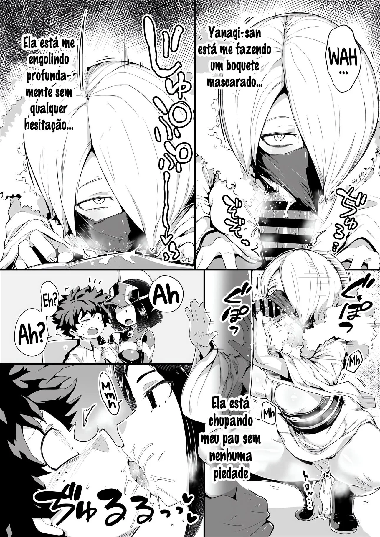 Boku no Hero Hentai – Midoriya Enfrenta o Vilão Viciado em Putaria