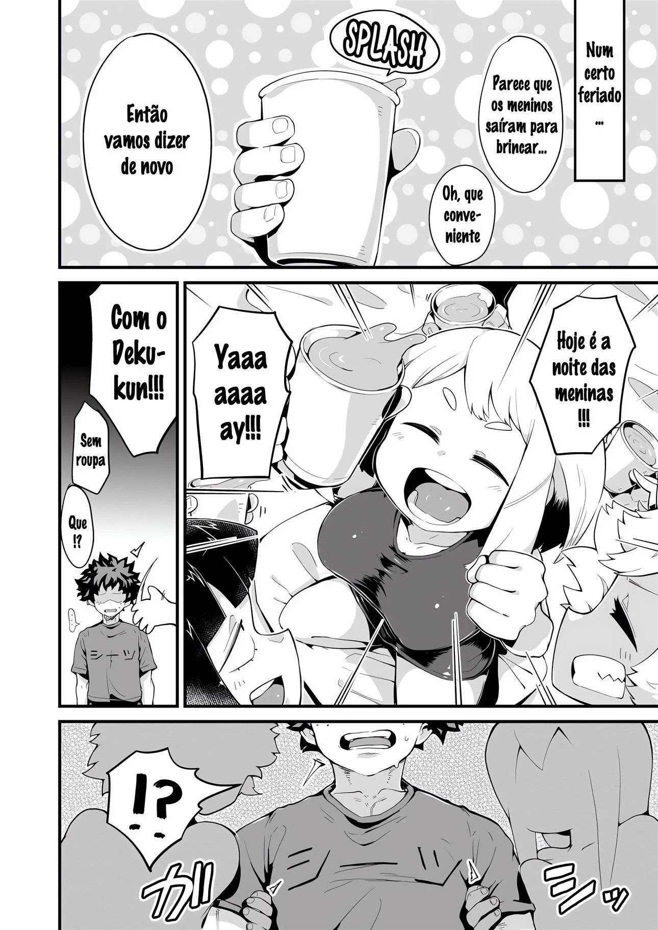 Boku no Hero Hentai – Midoriya Enfrenta o Vilão Viciado em Putaria