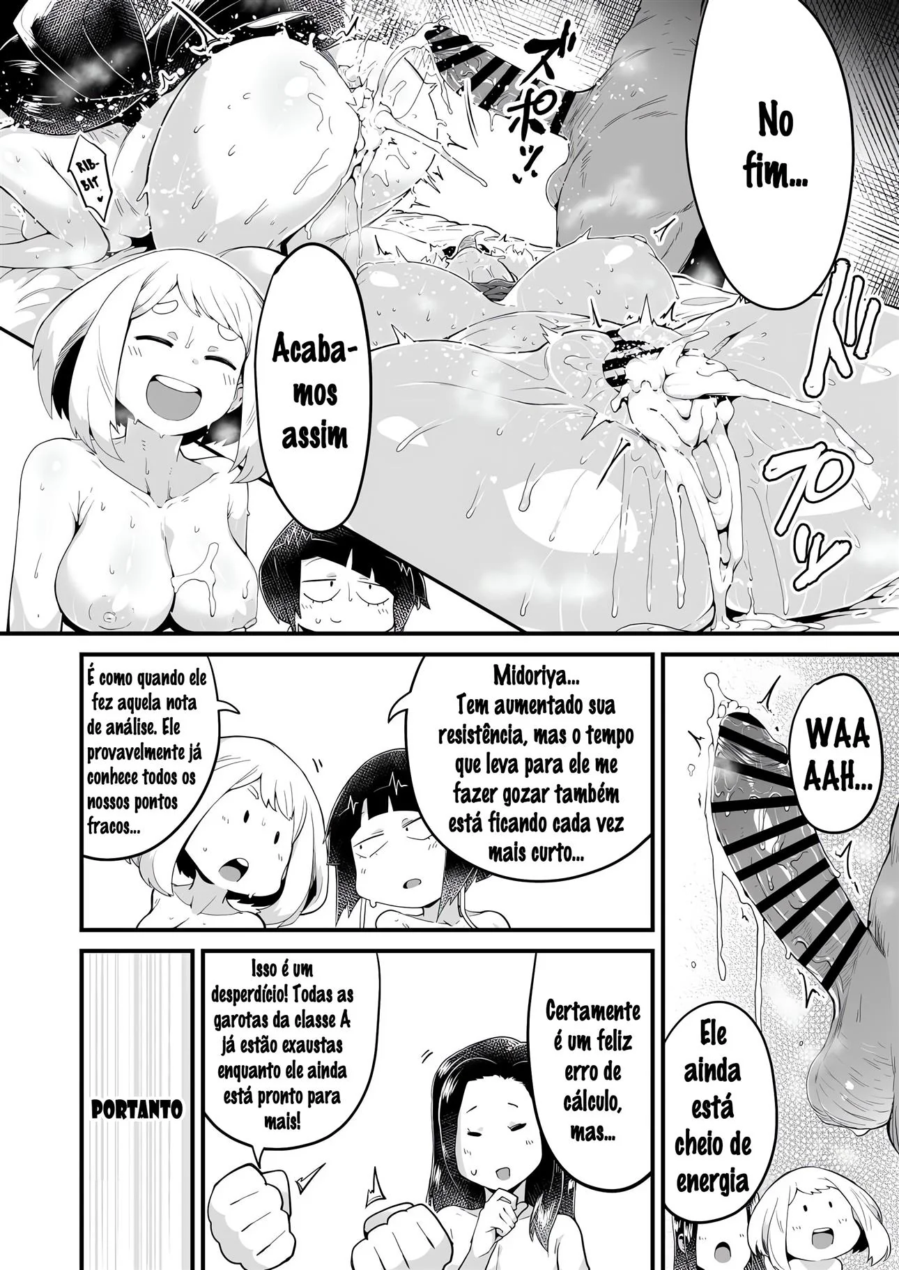 Boku no Hero Hentai – Midoriya Enfrenta o Vilão Viciado em Putaria