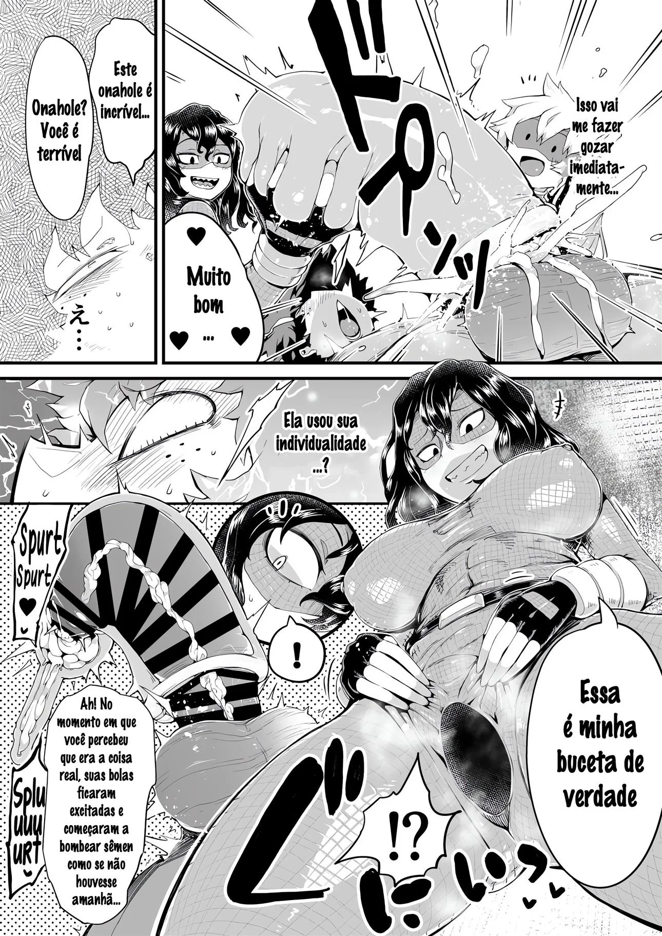 Boku no Hero Hentai – Midoriya Enfrenta o Vilão Viciado em Putaria