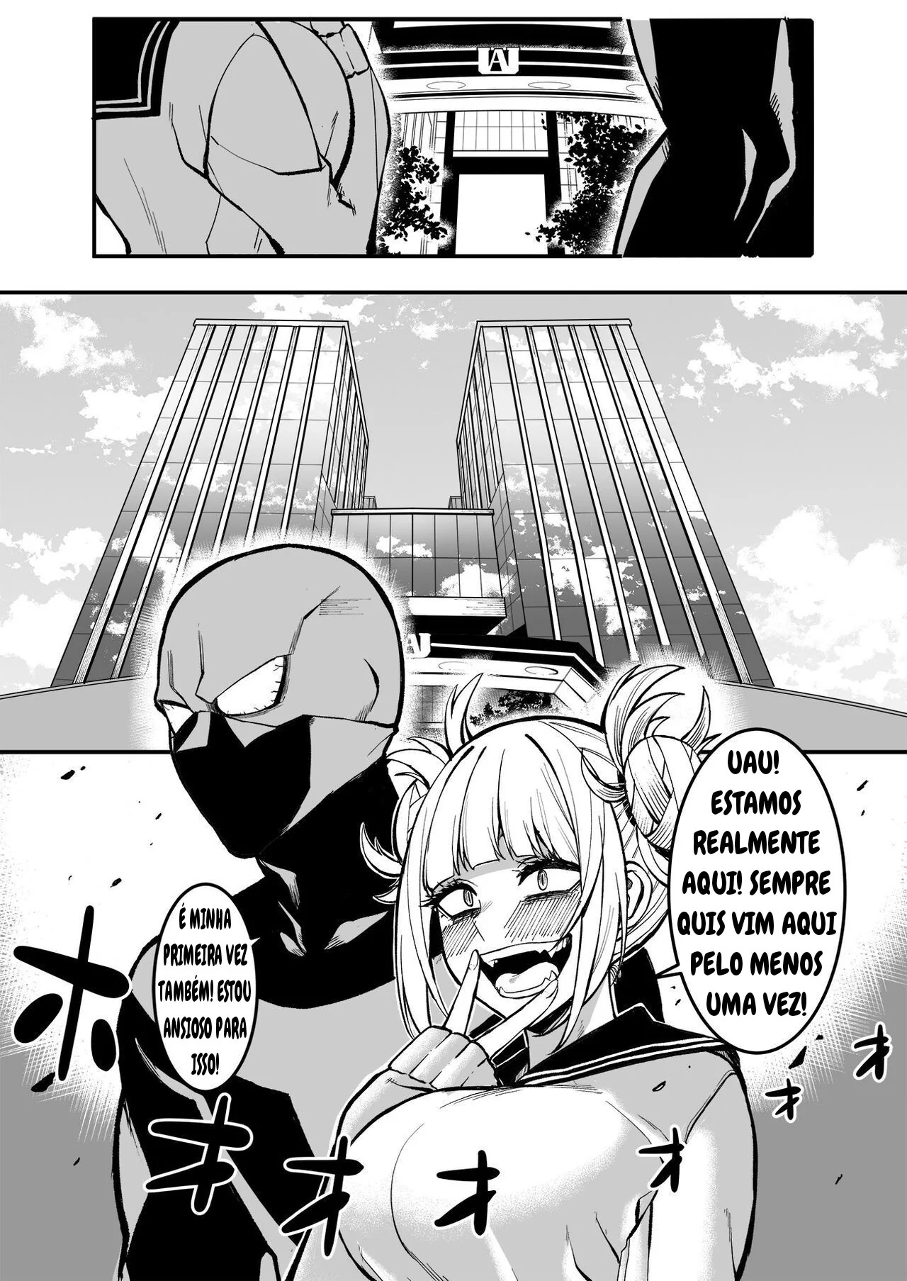 Piranhas da Academia Buku No Hero Fodendo na Sala de Aula em Hentai HQ Brasileiro