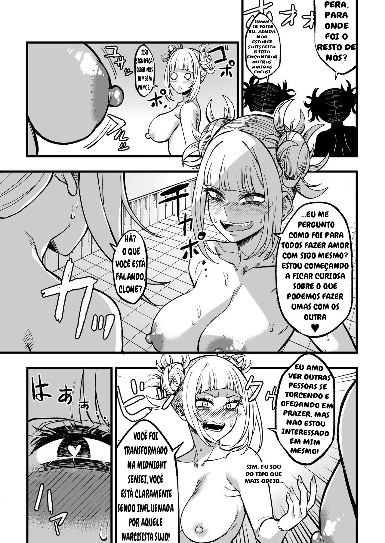 Piranhas da Academia Buku No Hero Fodendo na Sala de Aula em Hentai HQ Brasileiro