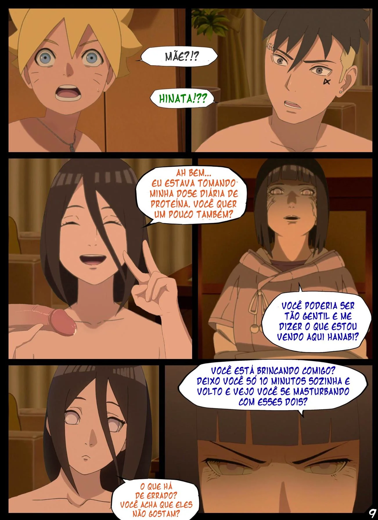 A Festa De Ano Novo Das Hyugas – Himawari e Hanabi na maior putaria em família! (Em Hentai HQ Brasileiro)