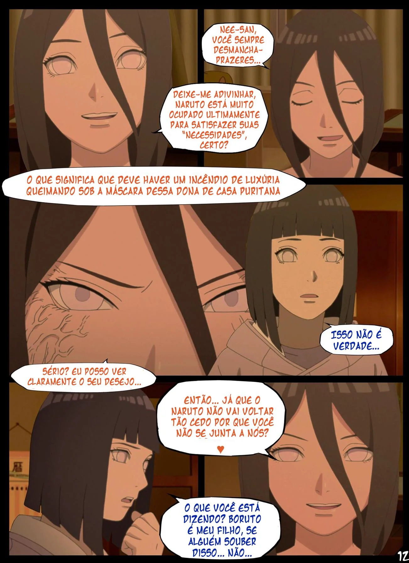 A Festa De Ano Novo Das Hyugas – Himawari e Hanabi na maior putaria em família! (Em Hentai HQ Brasileiro)