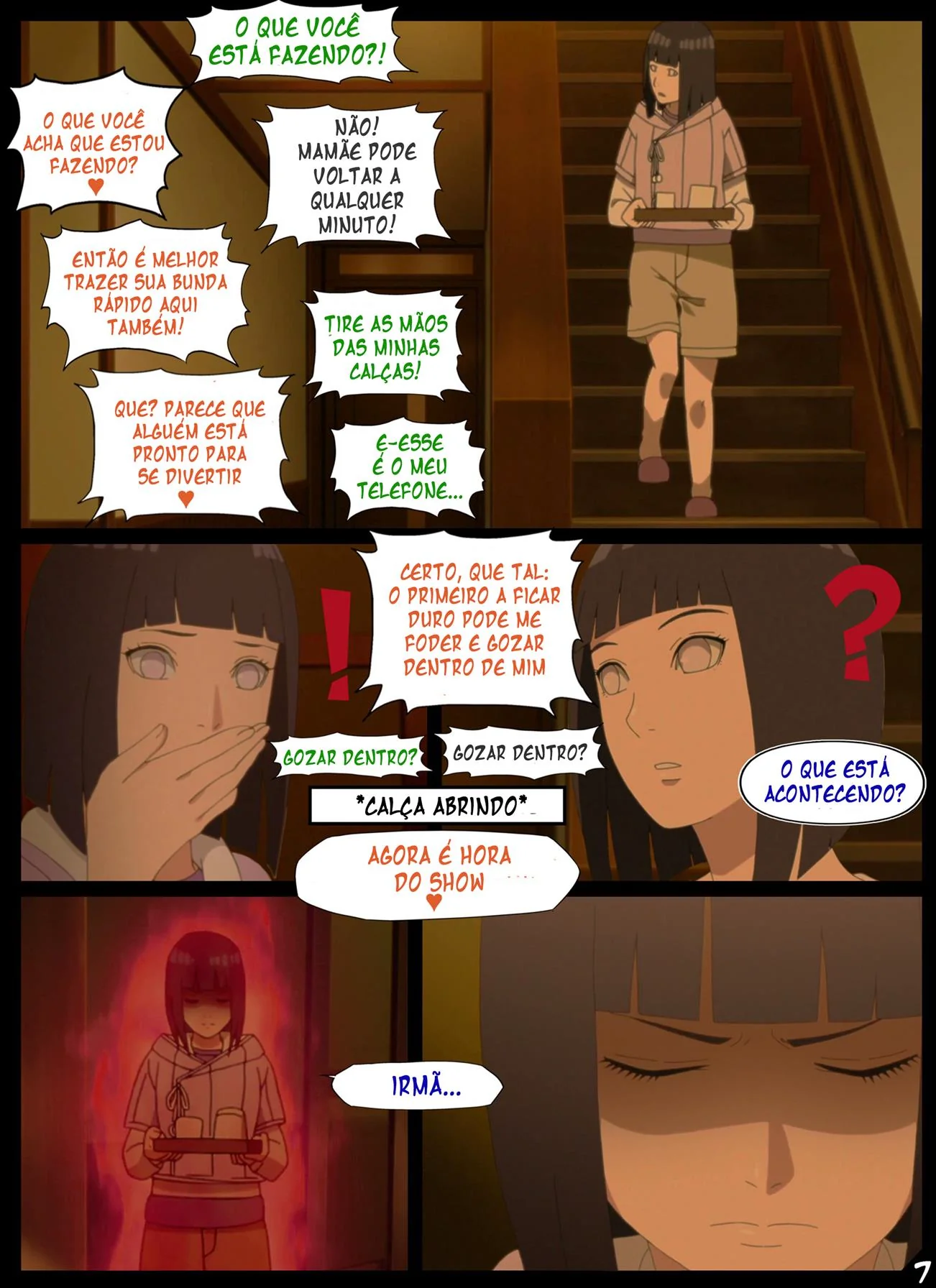 A Festa De Ano Novo Das Hyugas – Himawari e Hanabi na maior putaria em família! (Em Hentai HQ Brasileiro)