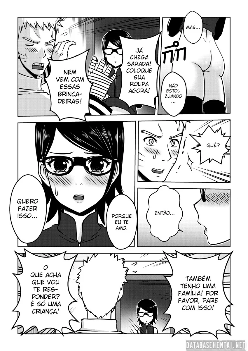 Boruto Comendo a Sarada Safadinha em Hentai HQ