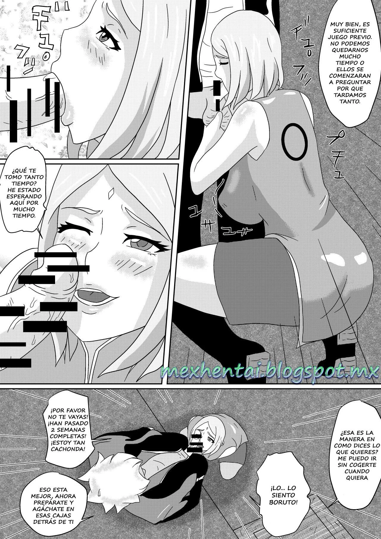 Boruto Comendo a Buceta da Sakura em Hentai HQ Brasileiro