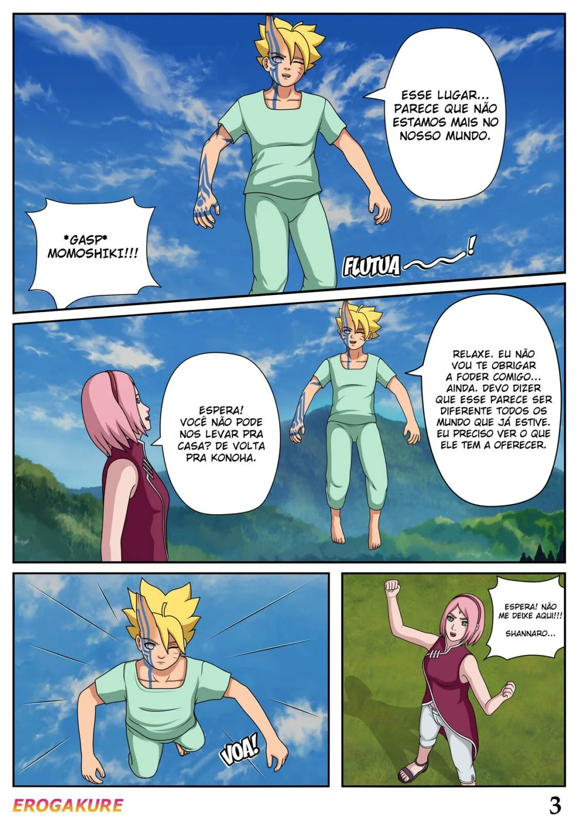 Boruto Piranha: Kimetsu no Yaiba Kanae – Boruto e Sakura em Hentai HQ Brasileiro