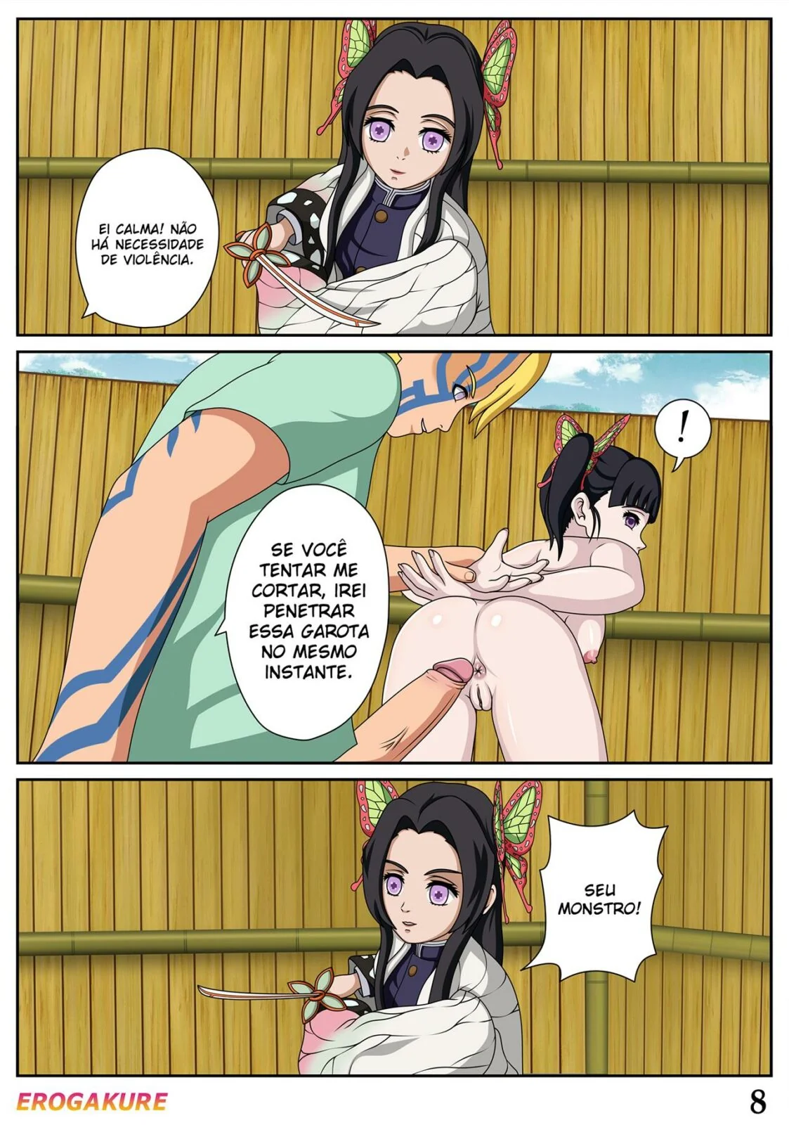 Boruto Piranha: Kimetsu no Yaiba Kanae – Boruto e Sakura em Hentai HQ Brasileiro