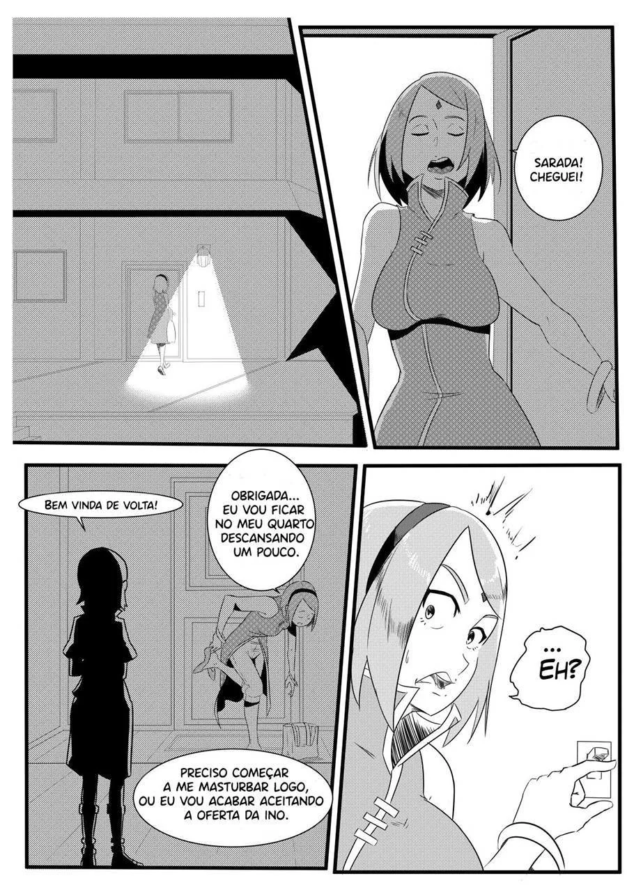 Sarada Uchiha e Sakura em Incesto Lésbico – Boruto Pornô em HQ Brasileiro