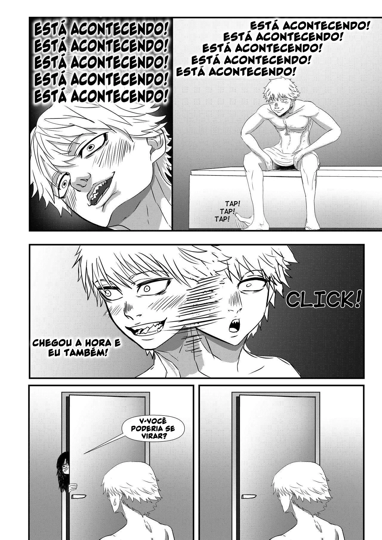 Chainsaw Man: Acasalamento Com Motosserra – Piranha Se Assusta Com a Rola Enorme do Denji em HQ Brasileiro
