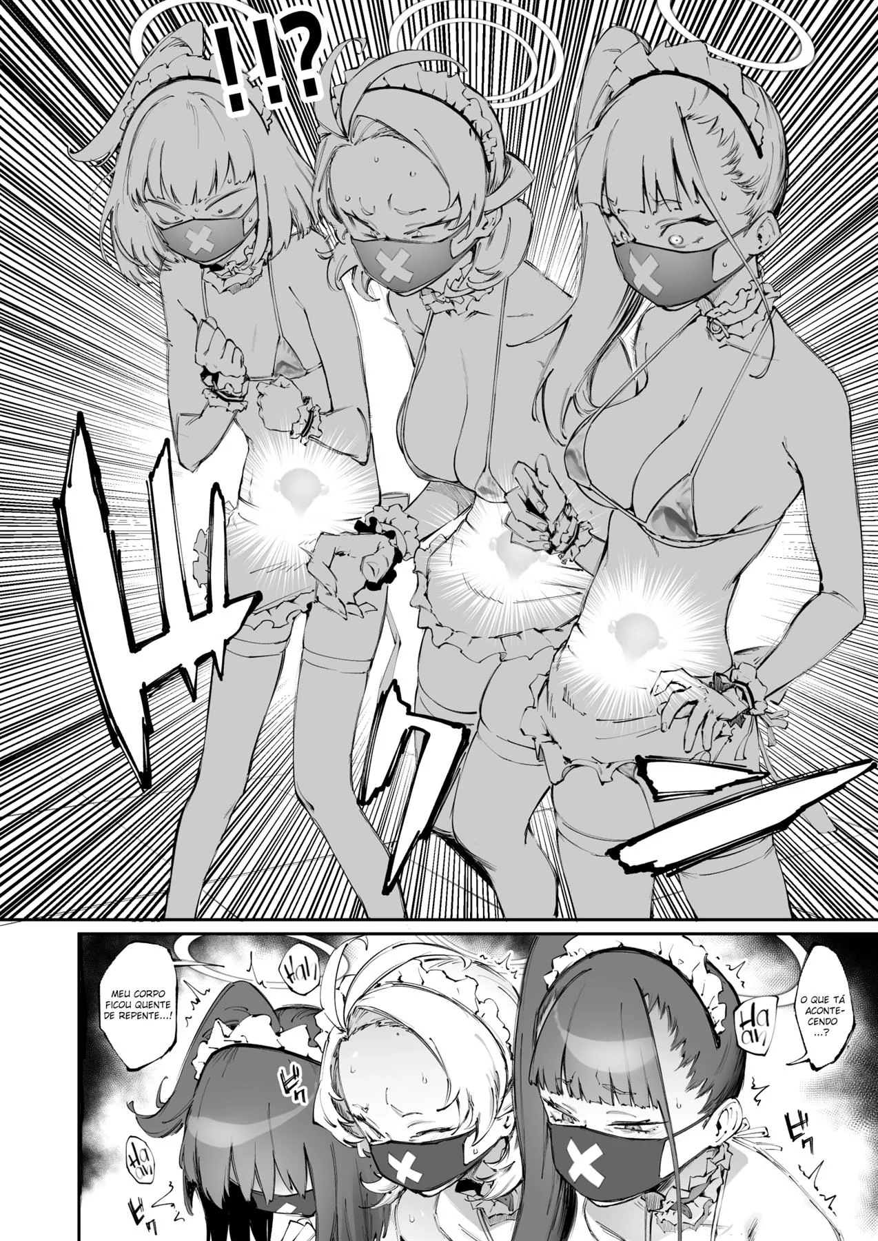 Professor Safado Comanda Universitárias Piranhas em Hentai HQ Brasileiro