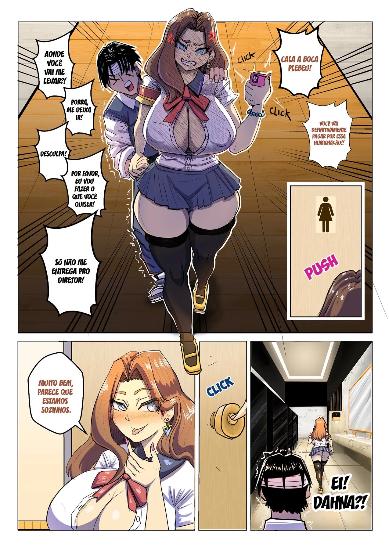 Fodendo a Piranha da Escola em um Hentai HQ Brasileiro