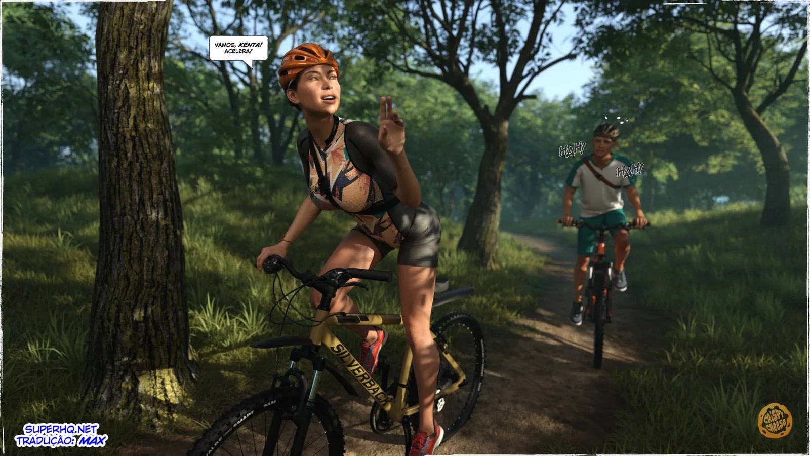 Pedalada Safada com a Tia Piranha em Hentai HQ Brasileiro
