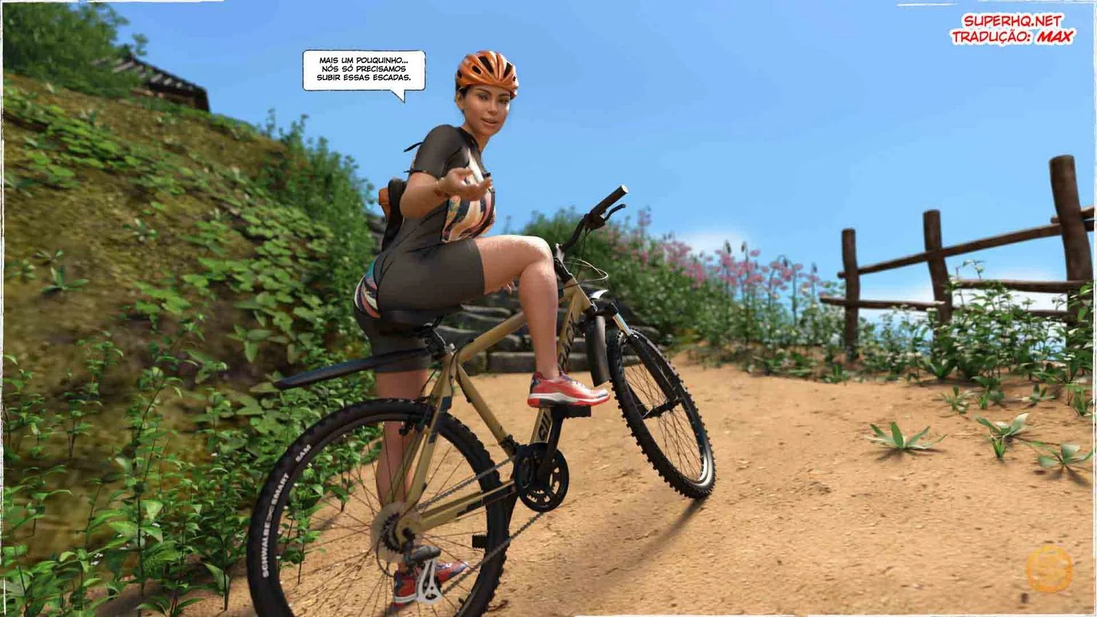 Pedalada Safada com a Tia Piranha em Hentai HQ Brasileiro