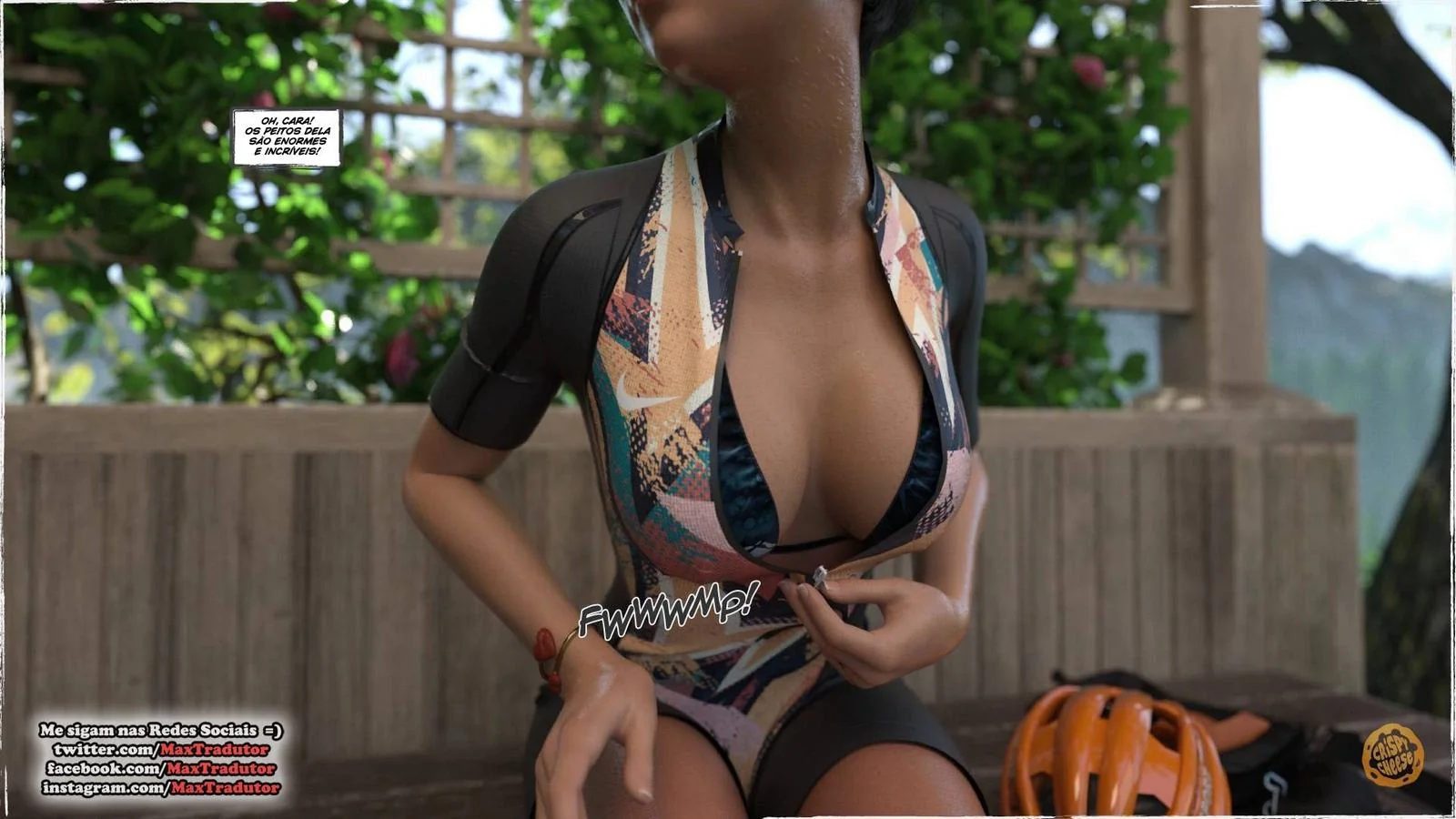 Pedalada Safada com a Tia Piranha em Hentai HQ Brasileiro