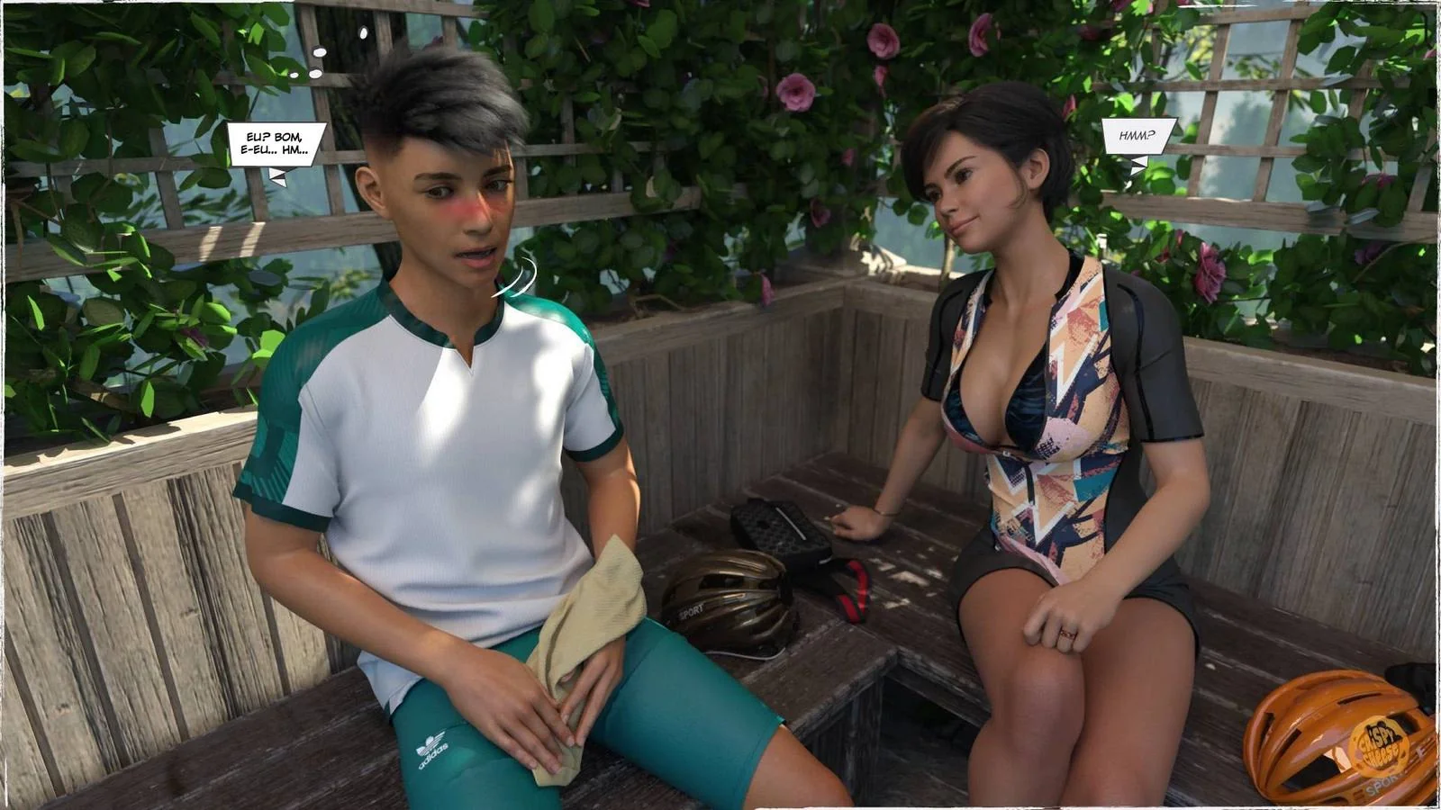 Pedalada Safada com a Tia Piranha em Hentai HQ Brasileiro
