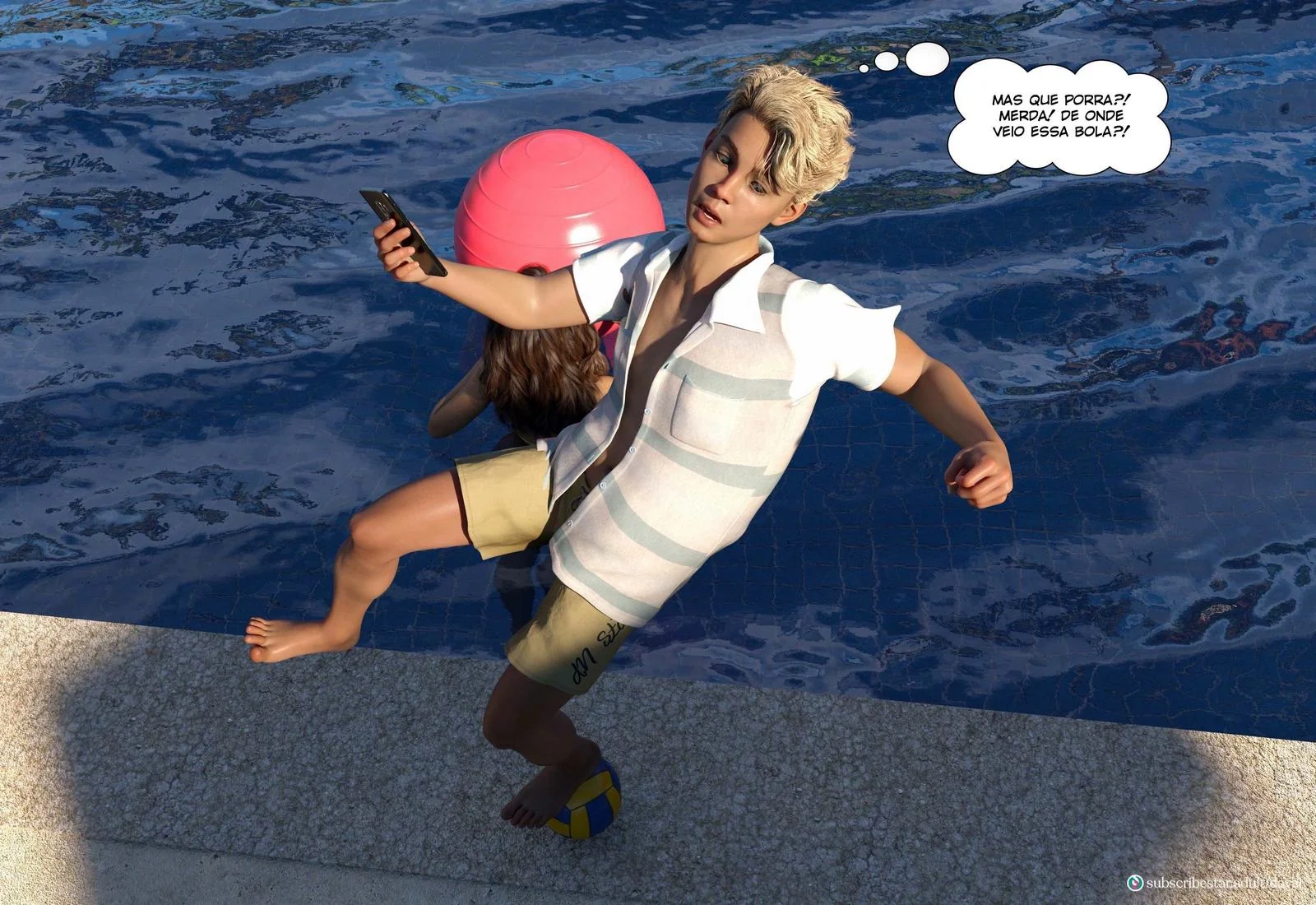Provocando a gostosa no Resort – Episódio 9 em Hentai HQ