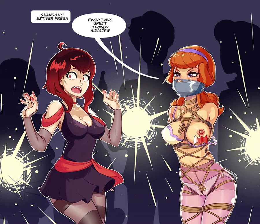 Daphne e Velma: Piranhas se Chupando e Fodendo na HQ Brasileira Hentai
