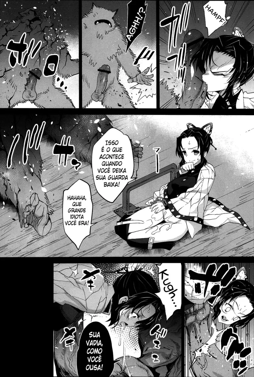 Estupro da Matadora de Demônios: Mitsuri e Shinobu se tornam escravas sexuais dos demônios” em Hentai HQ