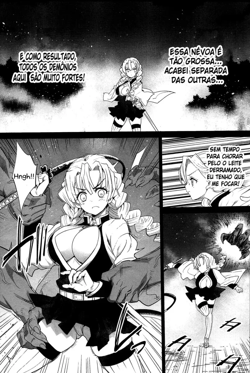 Estupro da Matadora de Demônios: Mitsuri e Shinobu se tornam escravas sexuais dos demônios” em Hentai HQ