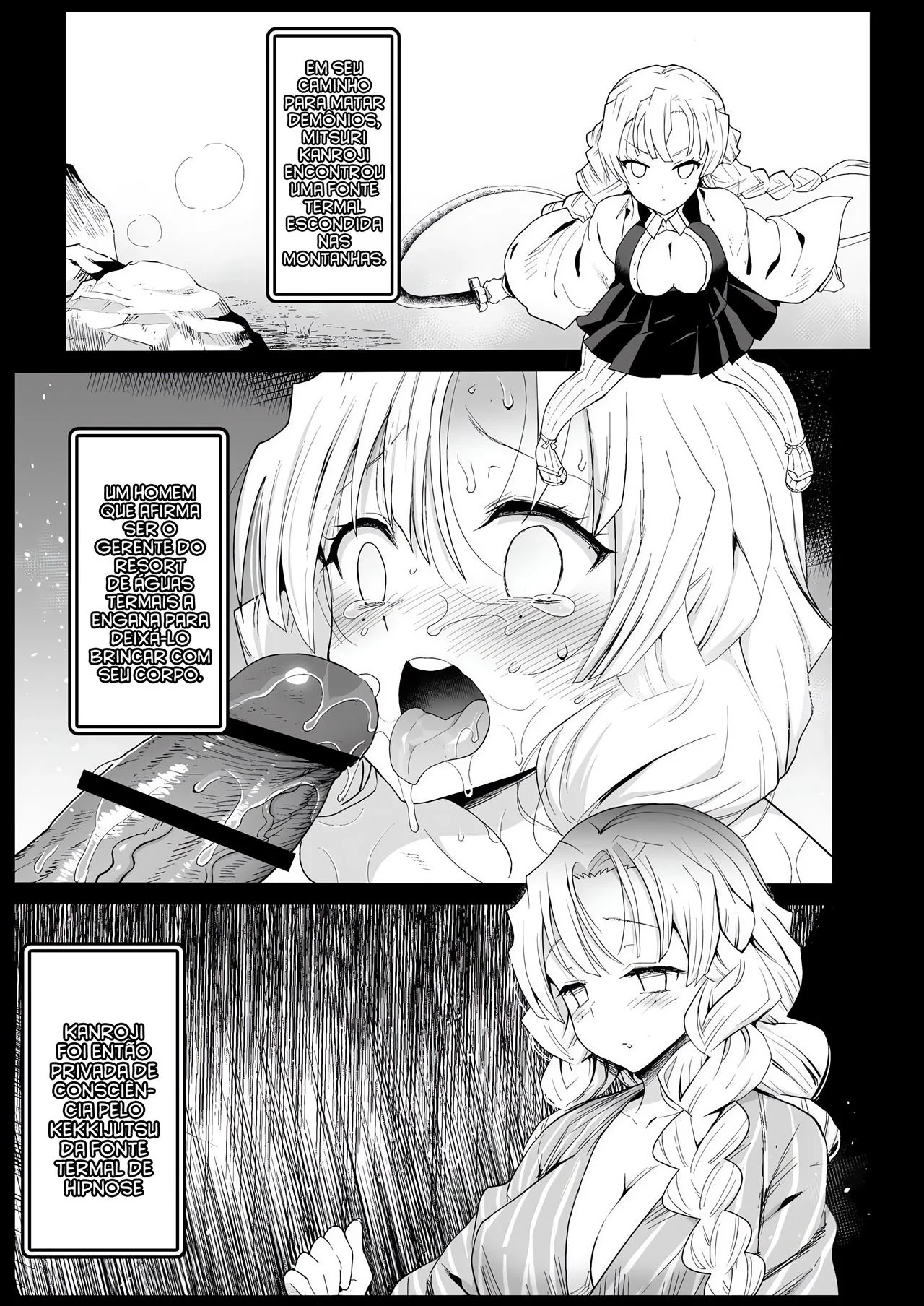 Demon Slayer – Espadachim do Amor Fodendo Gostoso em Hentai HQ Brasileiro