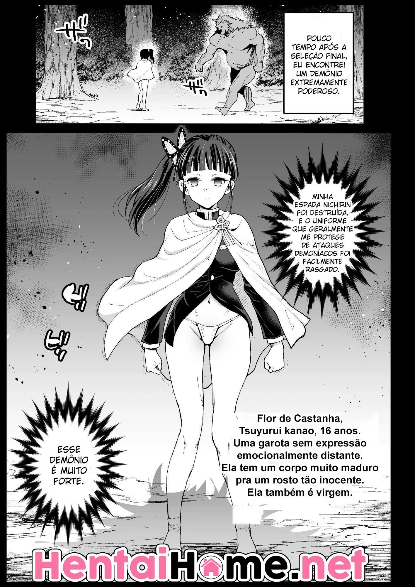 Shinobu, a Caçadora de Demônios com a Buceta Arrombada – HQ Brasileiro