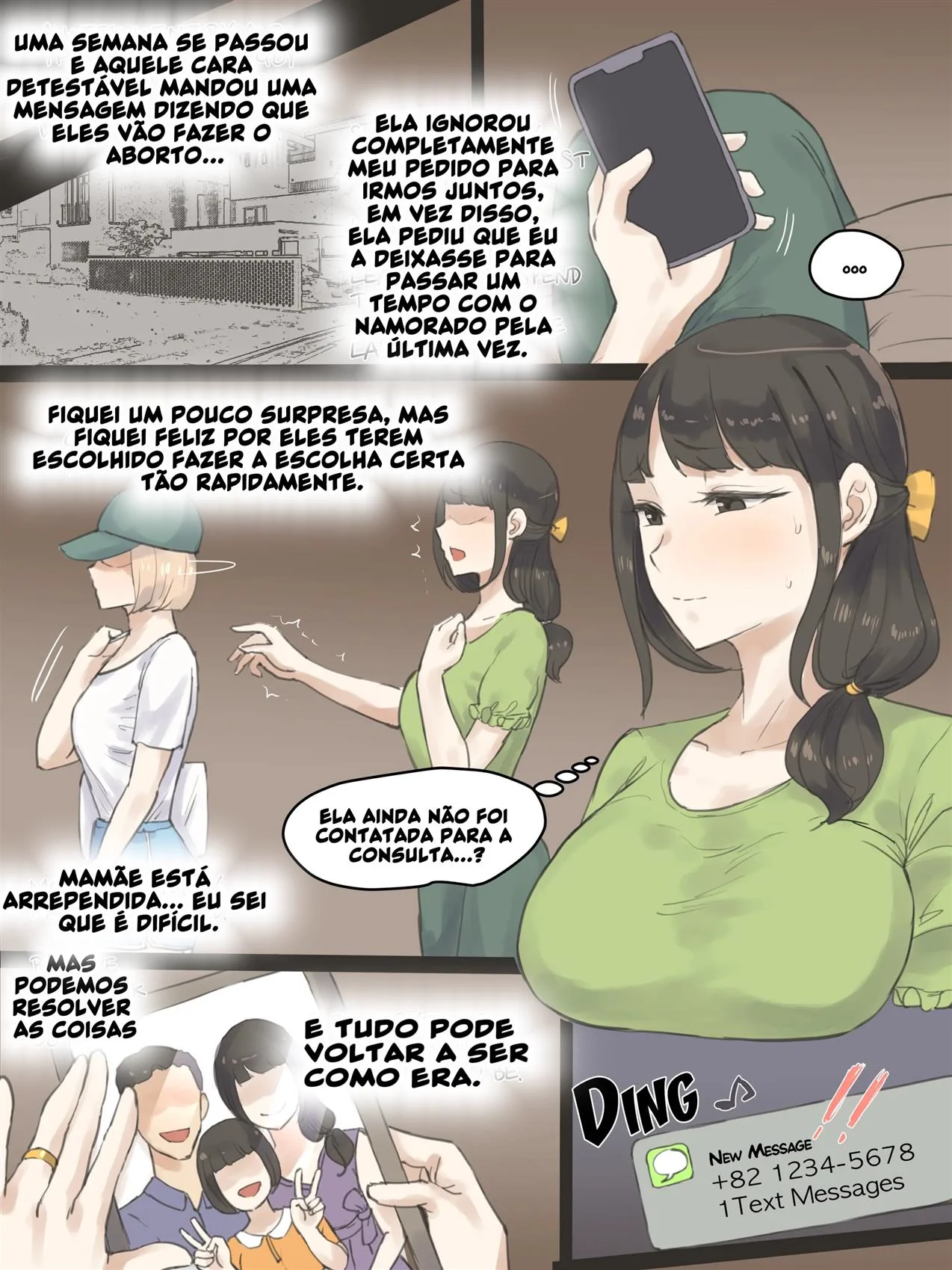 A Piranha da Filha e a Rola do Estranho em Hentai HQ Brasileiro