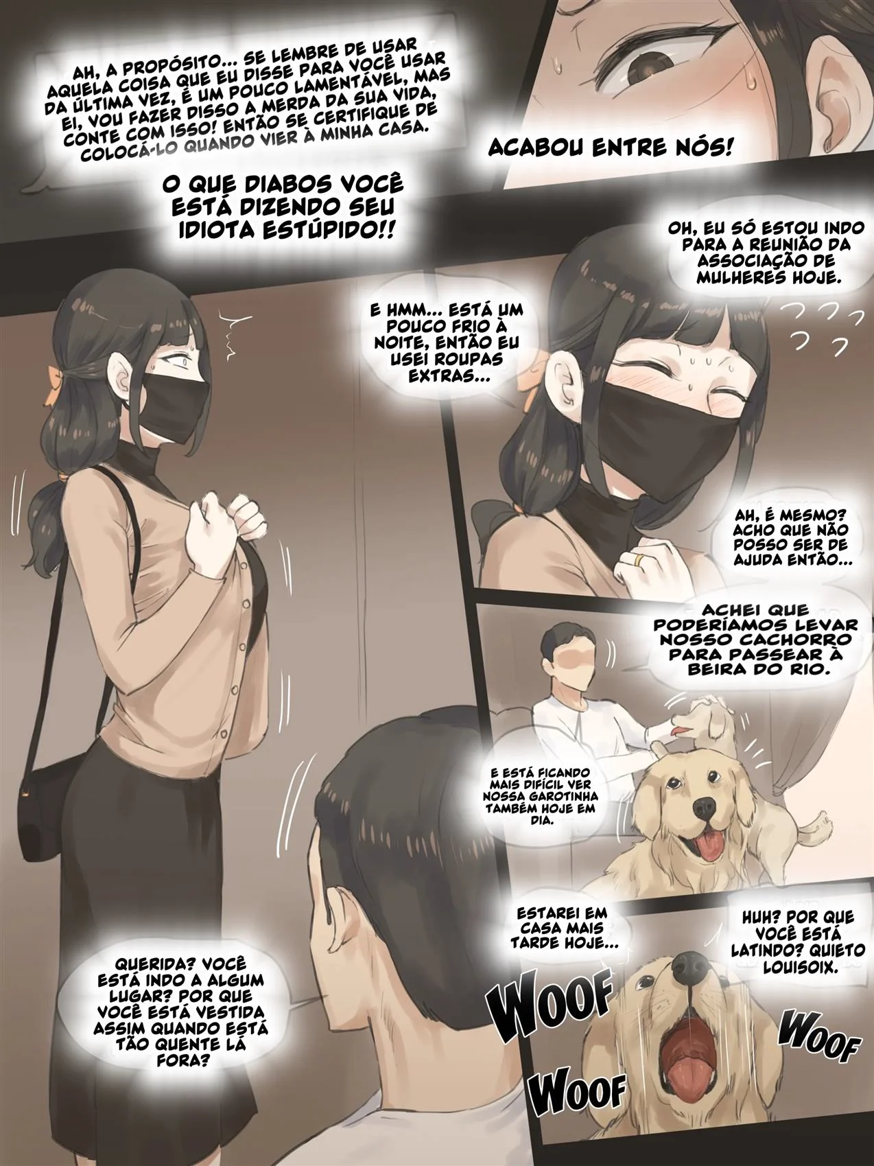 A Piranha da Filha e a Rola do Estranho em Hentai HQ Brasileiro