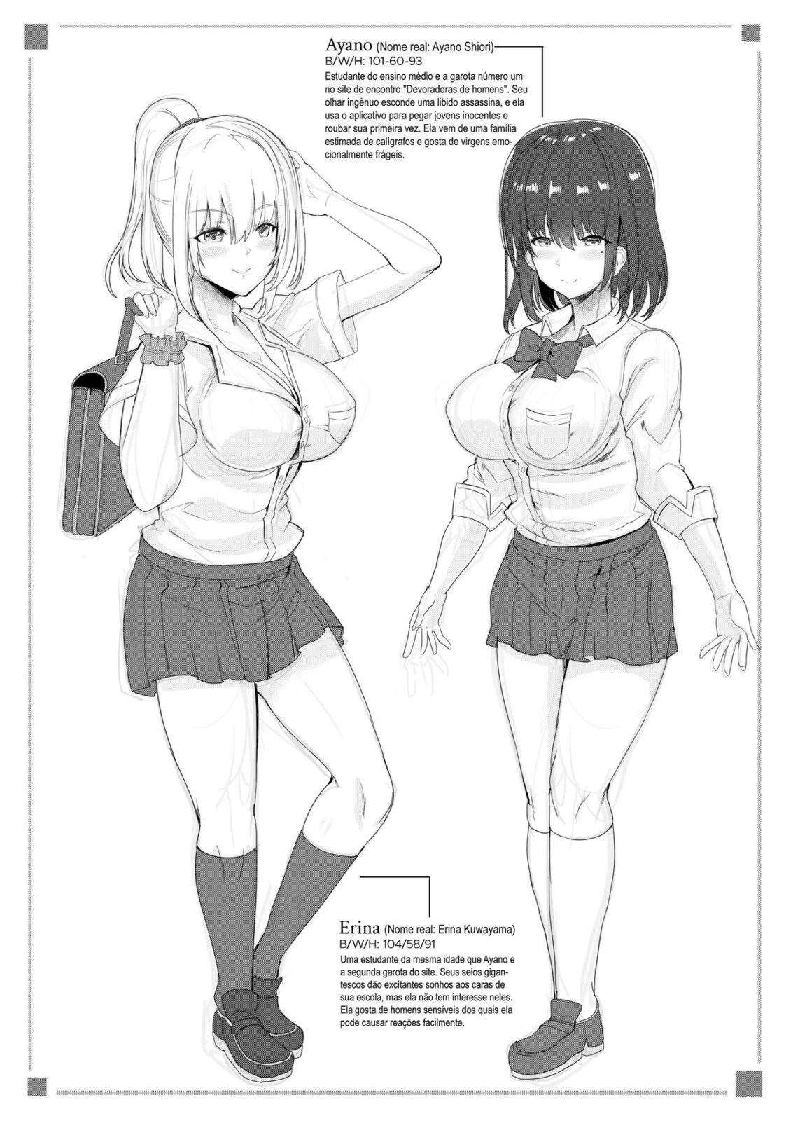 Devoradoras de Homens: Duas Piranhas Insaciáveis em Hentai HQ Brasileiro