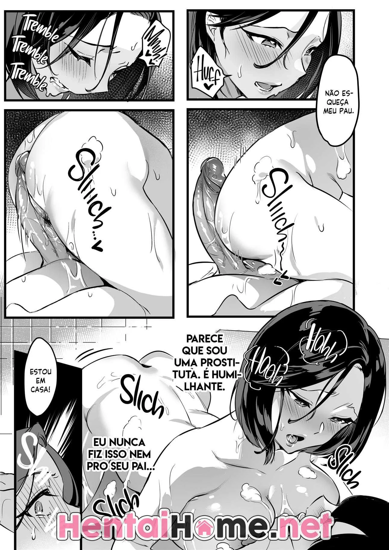Enteado Fodendo a Buceta da Piranha da Madrasta em Manga Hentai
