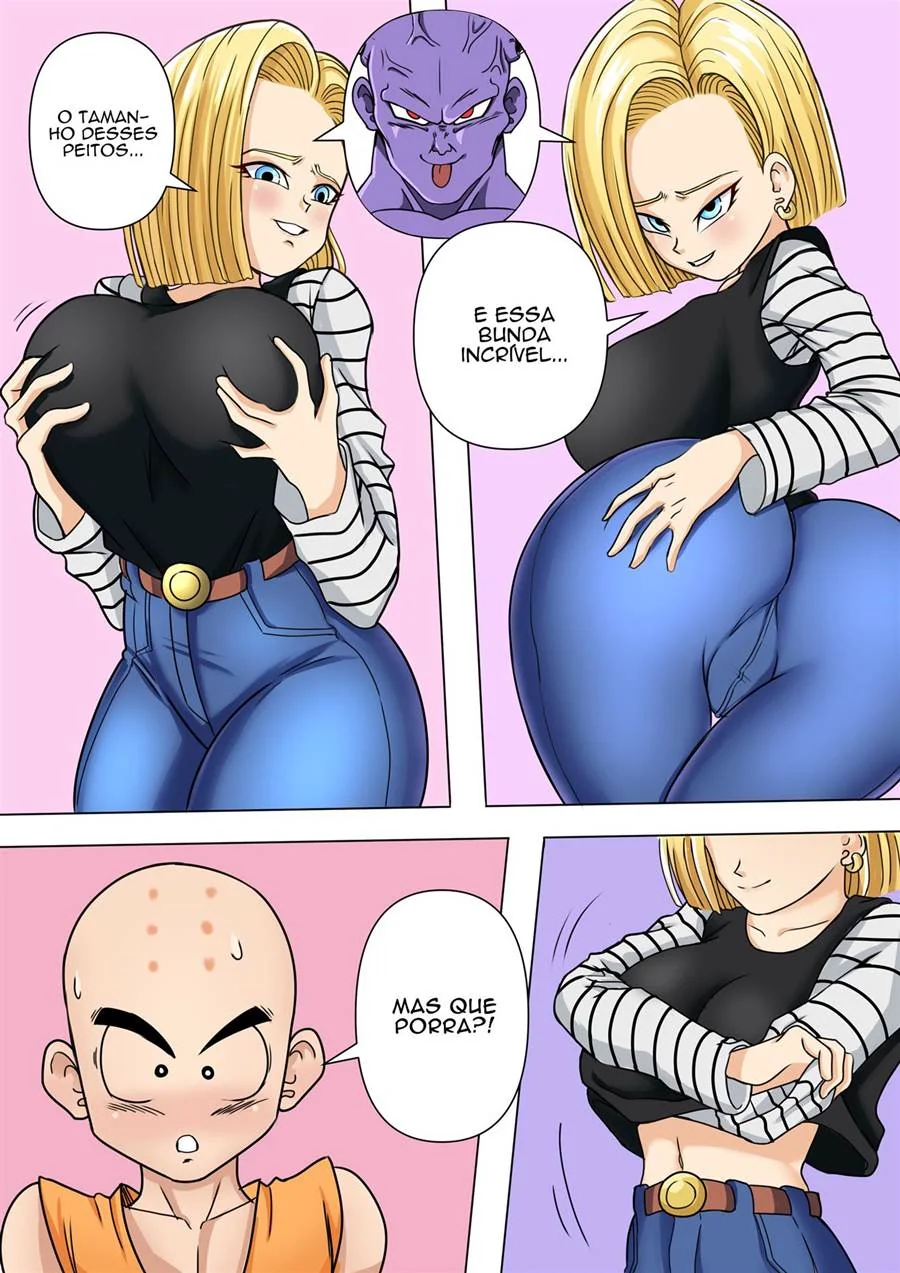 Dragon Ball: Bulma, Adroid 18 e Caulifla – Ginyu e as Trocas de Corpos Safadas em Hentai HQ