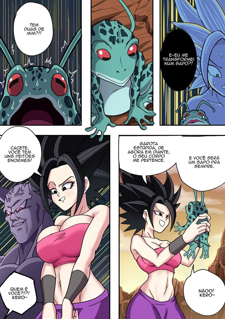 Dragon Ball: Bulma, Adroid 18 e Caulifla – Ginyu e as Trocas de Corpos Safadas em Hentai HQ